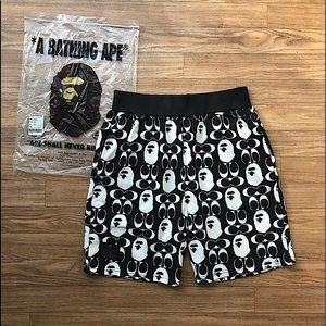 Bape A Bathing Ape x Coach Collab Shorts